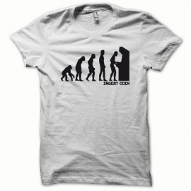 Shirt Evolution Insert coin noir/blanc pour homme et femme