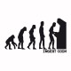 Shirt Evolution Insert coin noir/blanc pour homme et femme