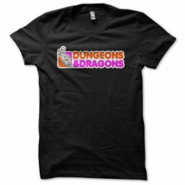 Shirt dungeons & dragons noir pour homme et femme