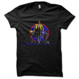 Shirt Dick Tracy noir pour homme et femme