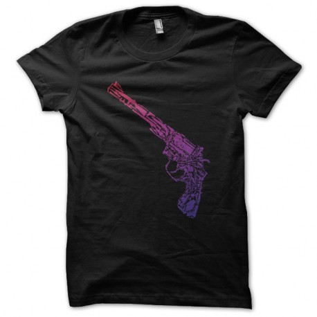 Shirt guns manga noir pour homme et femme