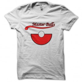 Shirt master balls blanc pour homme et femme