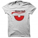 Shirt master balls blanc pour homme et femme