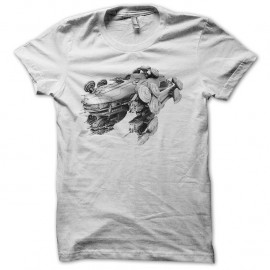 Shirt starship blanc pour homme et femme