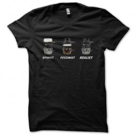 Shirt la biere et ses bien fait noir pour homme et femme