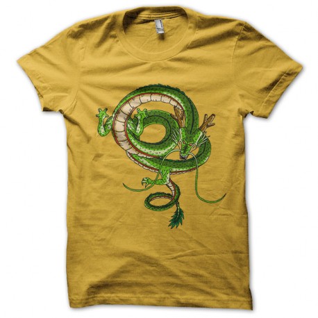 Shirt dragon shenron de dragon ball z jaune pour homme et femme