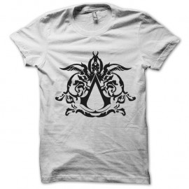 Shirt Logo Assassins Creed blanc pour homme et femme