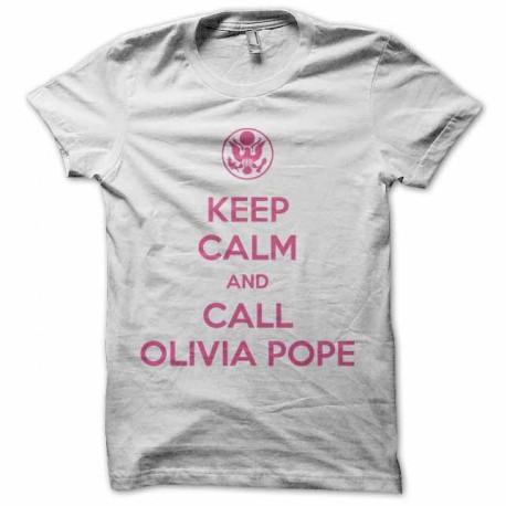 Shirt olivia pope blanc pour homme et femme