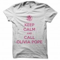 Shirt olivia pope blanc pour homme et femme
