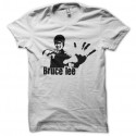 Shirt bruce lee blanc pour homme et femme