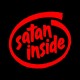 Shirt satan inside noir pour homme et femme