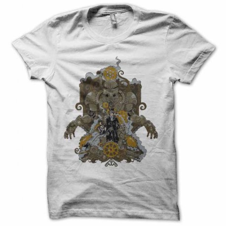 Shirt magicien d'acier blanc pour homme et femme
