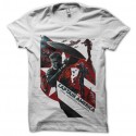 Shirt captain america logo film blanc pour homme et femme