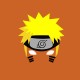 Shirt Naruto cheveux orange pour homme et femme