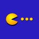 Shirt pac man bleu pour homme et femme