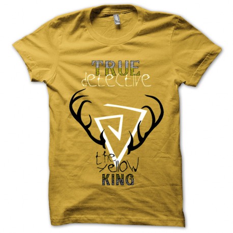Shirt True Detective the Yellow king jaune pour homme et femme