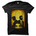 Shirt True Detective Hart et Cohle noir pour homme et femme