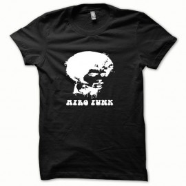 Shirt Afro Funk blanc/noir pour homme et femme