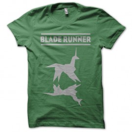 Shirt logo blade runner vert pour homme et femme