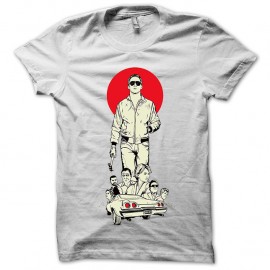 Shirt Drive soleil rouge blanc pour homme et femme
