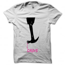 Shirt Drive marteau ensanglanté blanc pour homme et femme