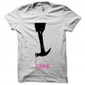 Shirt Drive marteau ensanglanté blanc pour homme et femme