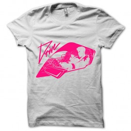 Shirt Drive rose cockpit blanc pour homme et femme