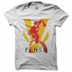Shirt the flash sur la terre blanc pour homme et femme