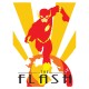 Shirt the flash sur la terre blanc pour homme et femme