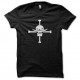 Shirt Whitebeard Pirates flag one piece noir pour homme et femme