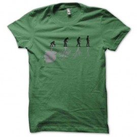 Shirt ecologie evolution homme vert pour homme et femme