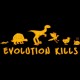 Shirt evolution kills noir pour homme et femme