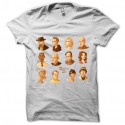 Shirt Breaking bad personnages blanc pour homme et femme