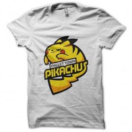 Shirt pikachu blanc pour homme et femme