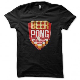 Shirt beer pong noir pour homme et femme