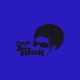 Shirt Afro Funk noir/bleu royal pour homme et femme