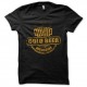 Shirt bienvenue a la biere rafraichissante noir pour homme et femme