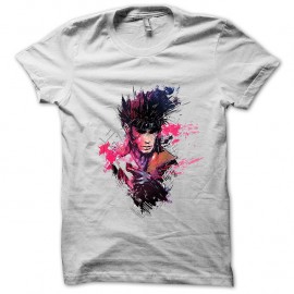 Shirt Gambit x men marvel fan art blanc pour homme et femme