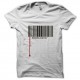 Shirt Hitman code barre ensanglanté blanc pour homme et femme