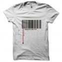 Shirt Hitman code barre ensanglanté blanc pour homme et femme