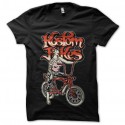 Shirt sexy girl on custom bike noir pour homme et femme