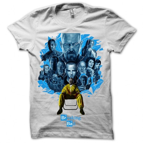 Shirt Breaking bad perso blue meth blanc pour homme et femme