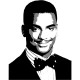 Shirt Carlton Banks Prince de Bel Air blanc pour homme et femme