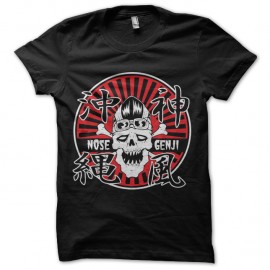 Shirt kamikaze nose genji japan style noir pour homme et femme