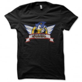 Shirt sonic noir pour homme et femme