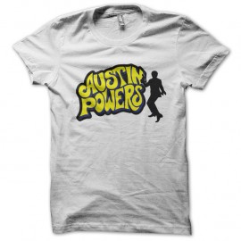 Shirt austin powers logo blanc pour homme et femme