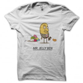 Shirt mr jelly ben blanc pour homme et femme