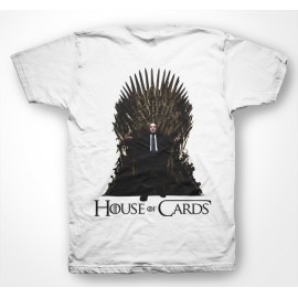 Shirt House of Cards Parodie game of thrones pour homme et femme