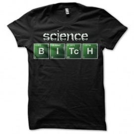 Shirt Science Bitch - Jesse Pinkman noir pour homme et femme