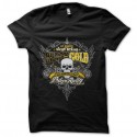 Shirt black gold biker rally noir pour homme et femme